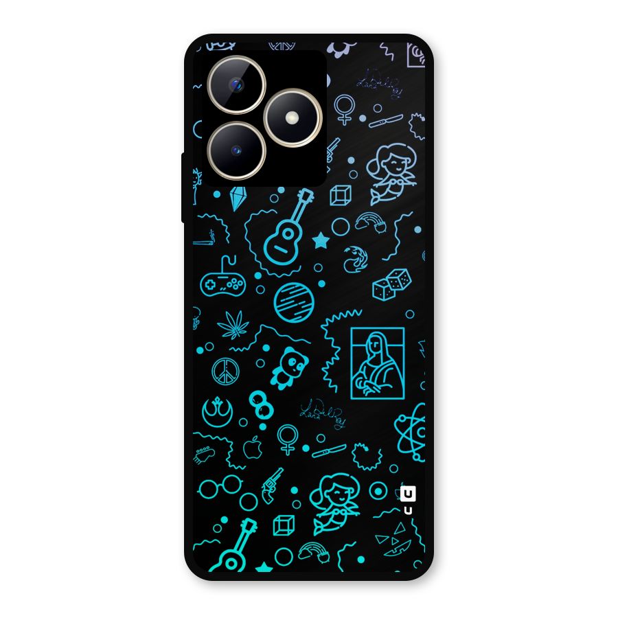 Joy Art Metal Back Case for Realme C53