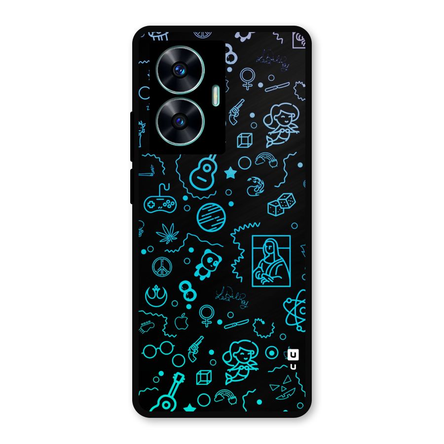 Joy Art Metal Back Case for Realme C55