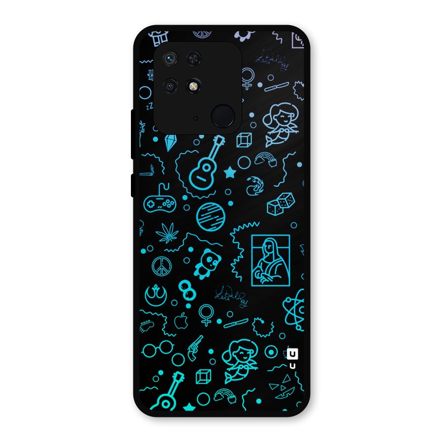 Joy Art Metal Back Case for Redmi 10 Power