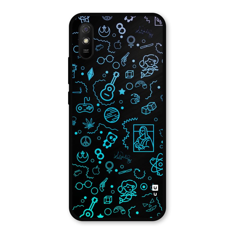 Joy Art Metal Back Case for Redmi 9i