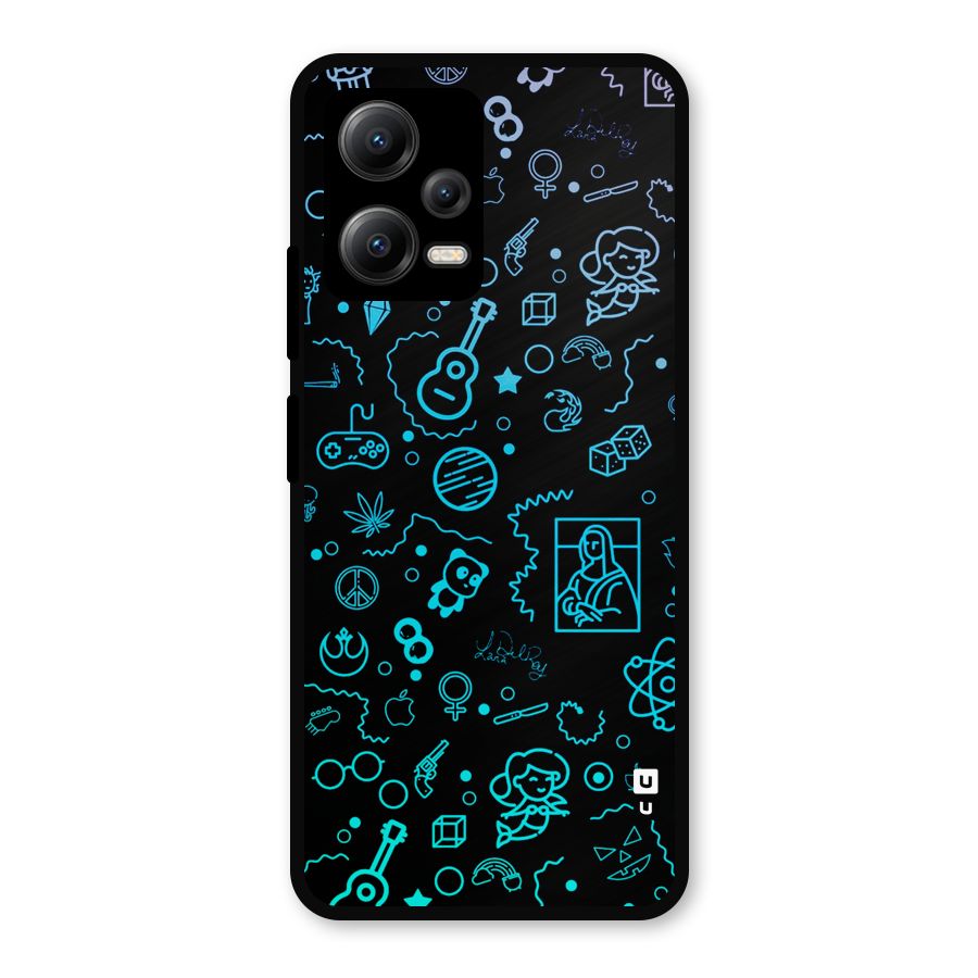 Joy Art Metal Back Case for Redmi Note 12 5G