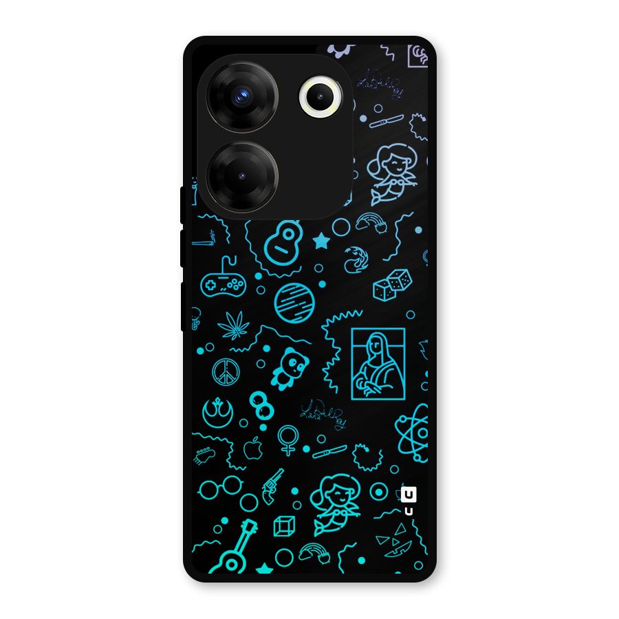 Joy Art Metal Back Case for Tecno Camon 20