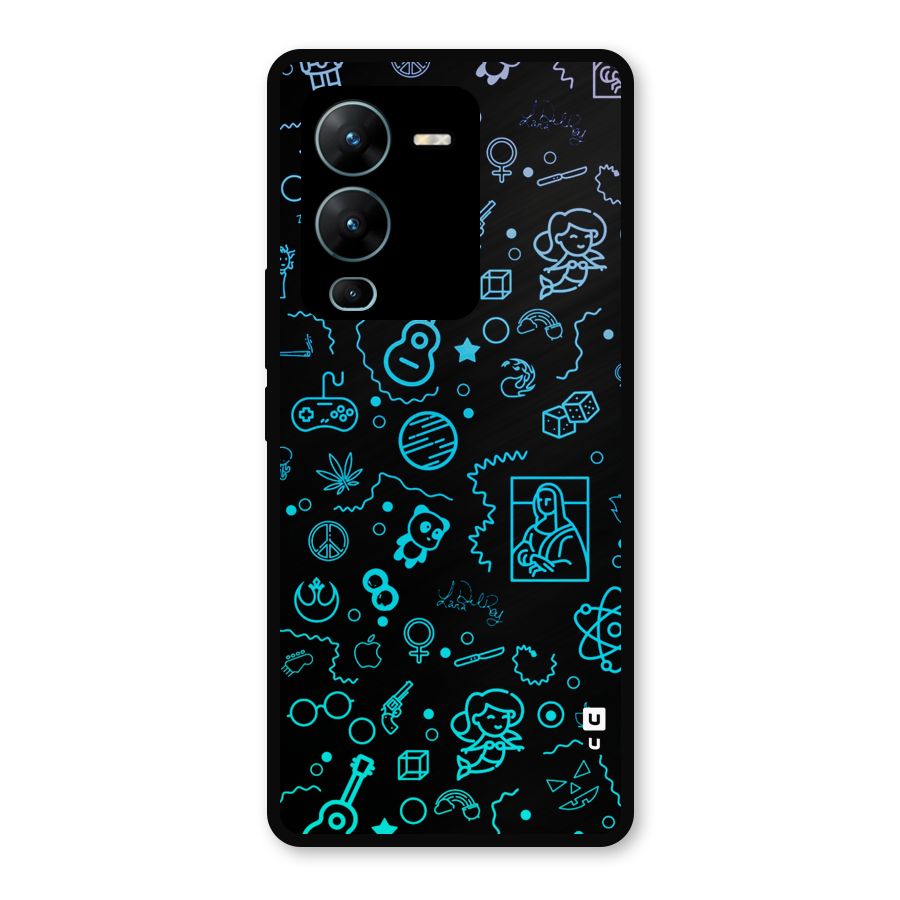 Joy Art Metal Back Case for Vivo V25 Pro