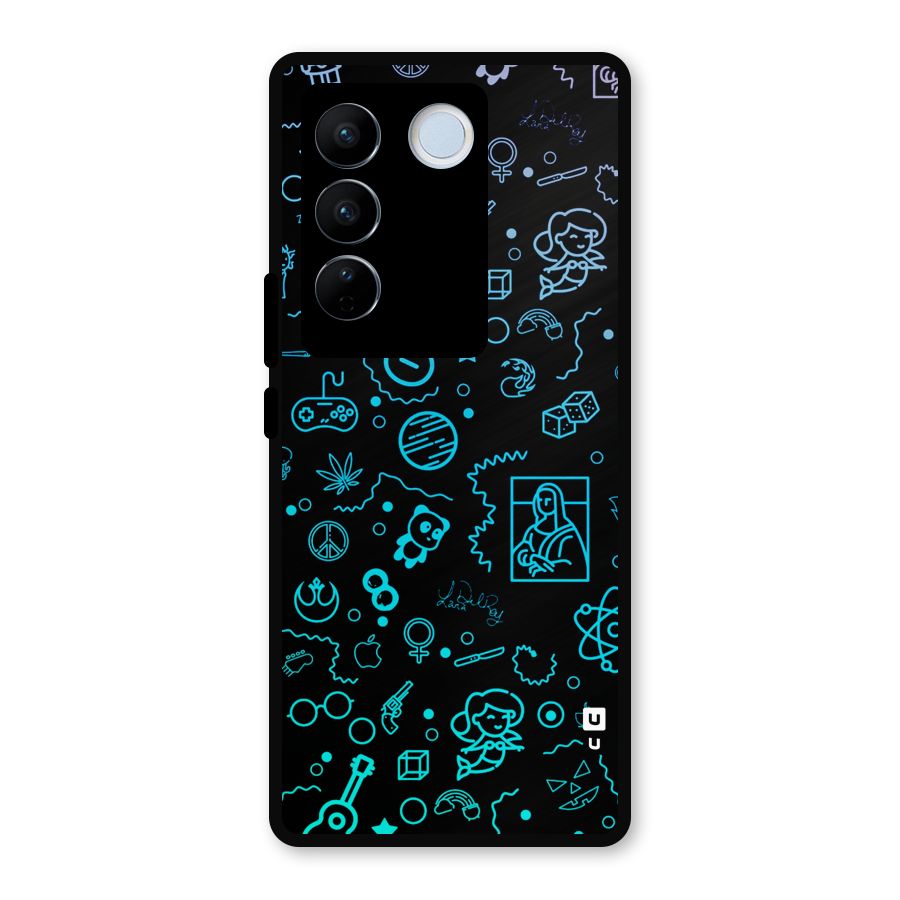 Joy Art Metal Back Case for Vivo V27