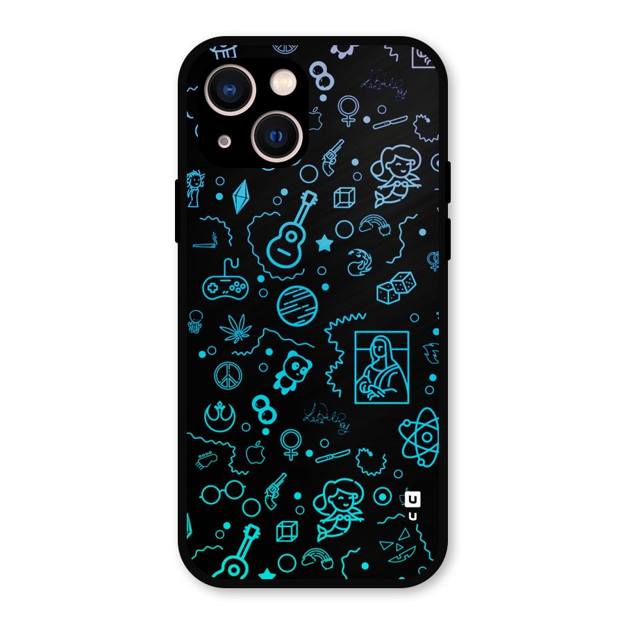 Joy Art Metal Back Case for iPhone 13