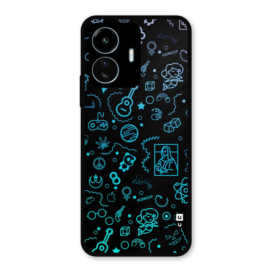 Joy Art Metal Back Case for vivo iQOO Z6 Lite 5G