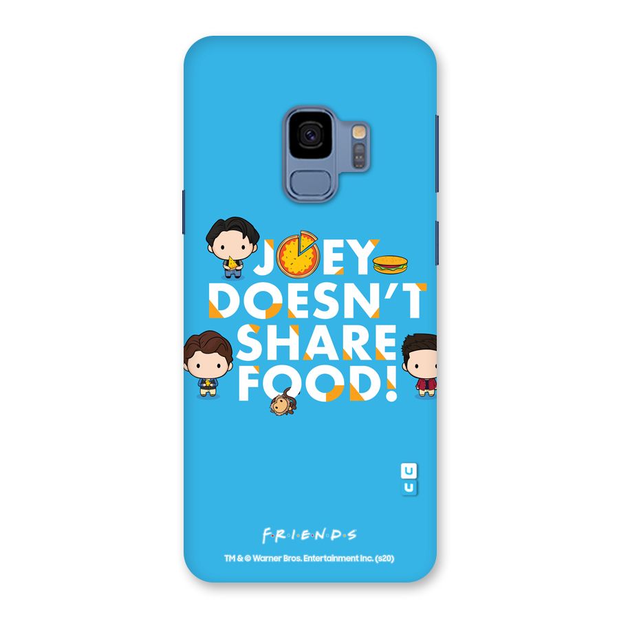 Joy Doesnt Share Food Glass Back Case for Galaxy S9