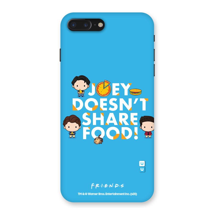 Joy Doesnt Share Food Glass Back Case for iPhone 7 Plus