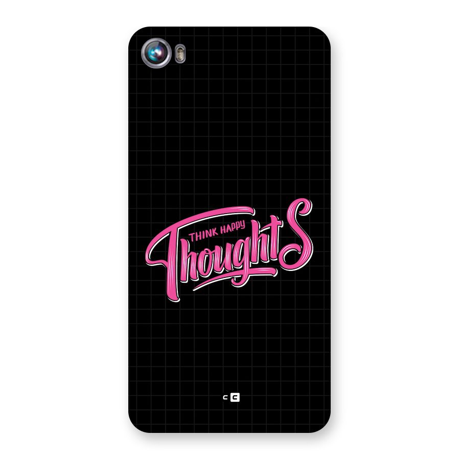 Joyful Thoughts Back Case for Canvas Fire 4 (A107)