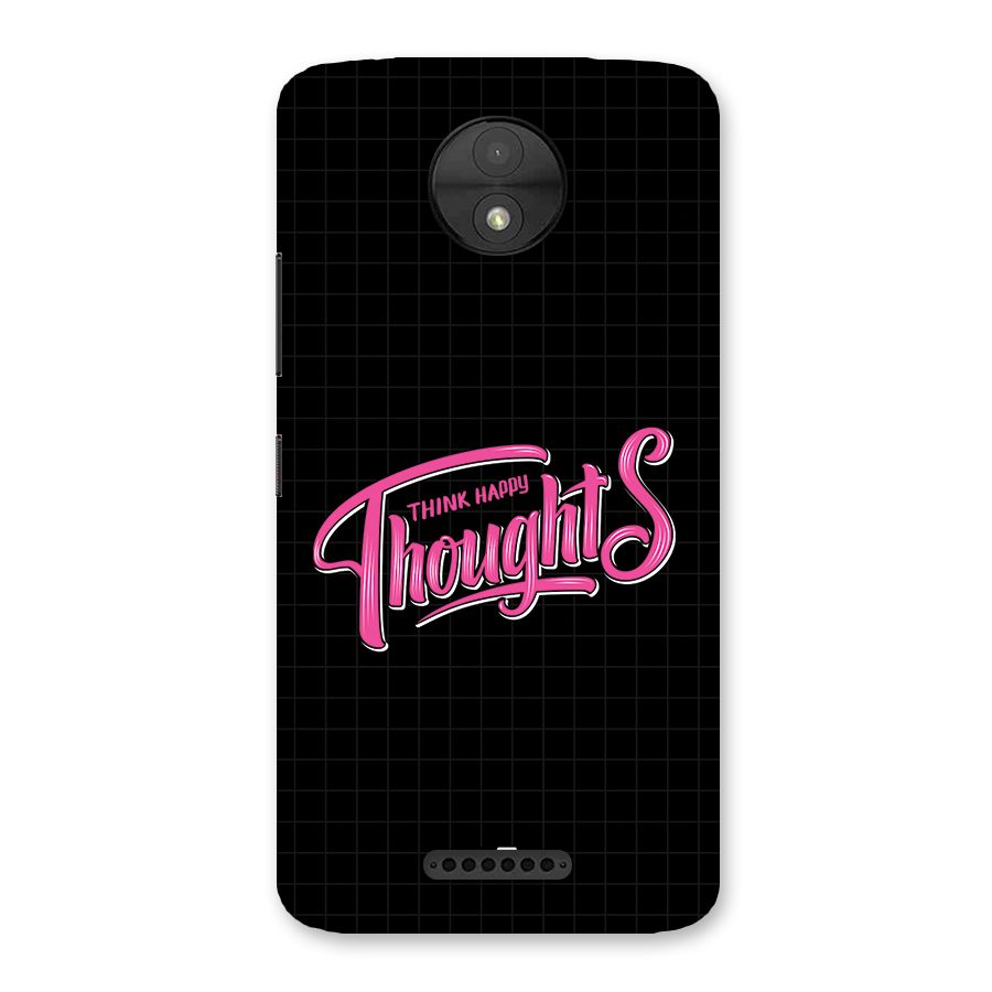 Joyful Thoughts Back Case for Moto C