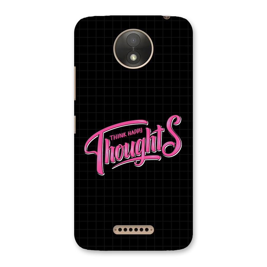 Joyful Thoughts Back Case for Moto C Plus