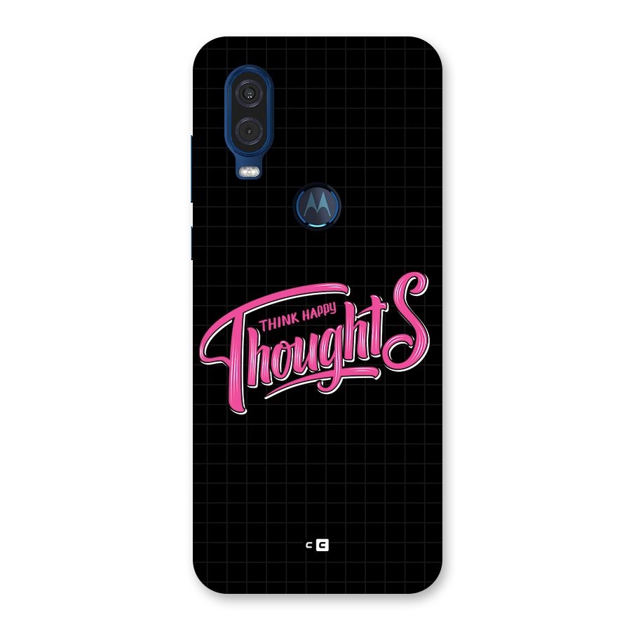 Joyful Thoughts Back Case for Motorola One Vision
