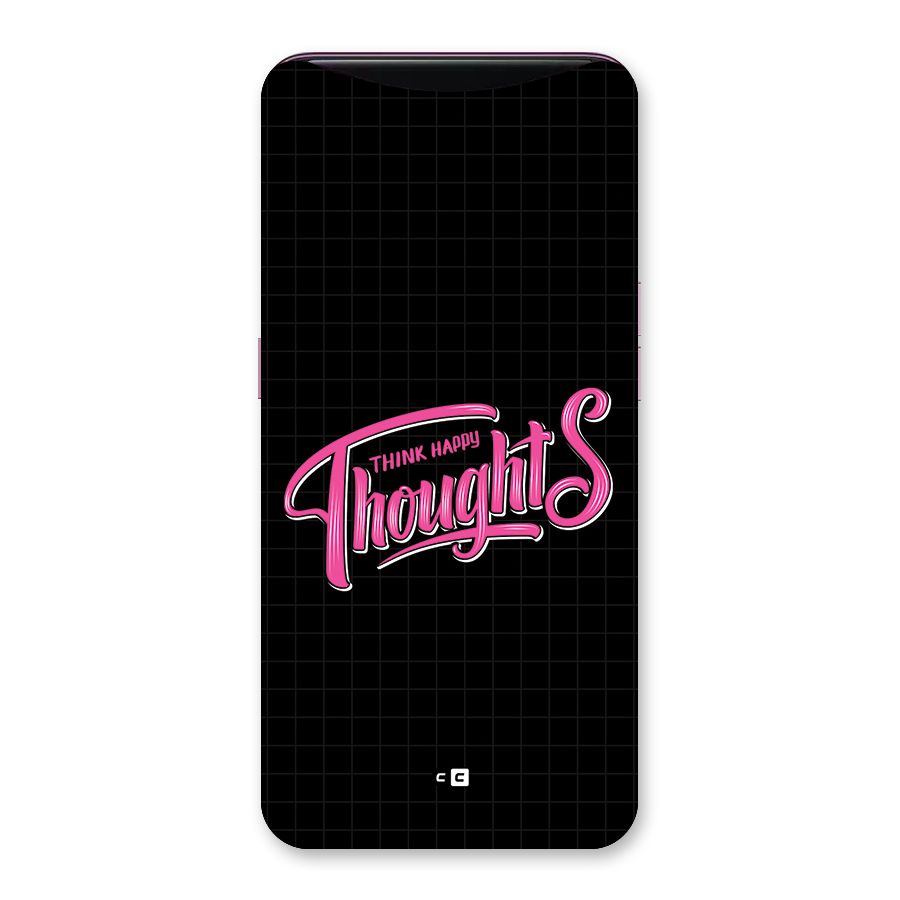 Joyful Thoughts Back Case for Oppo Find X
