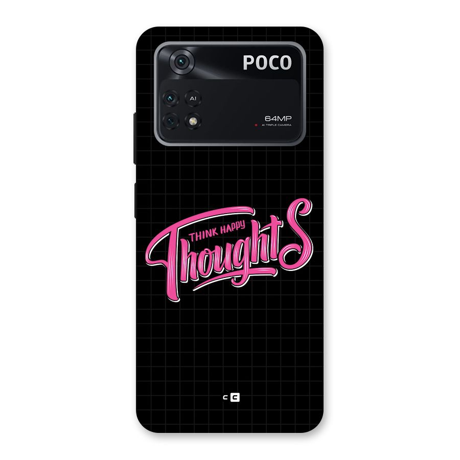 Joyful Thoughts Back Case for Poco M4 Pro 4G