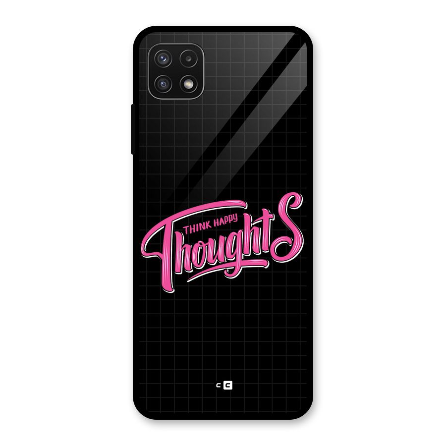 Joyful Thoughts Glass Back Case for Galaxy A22 5G