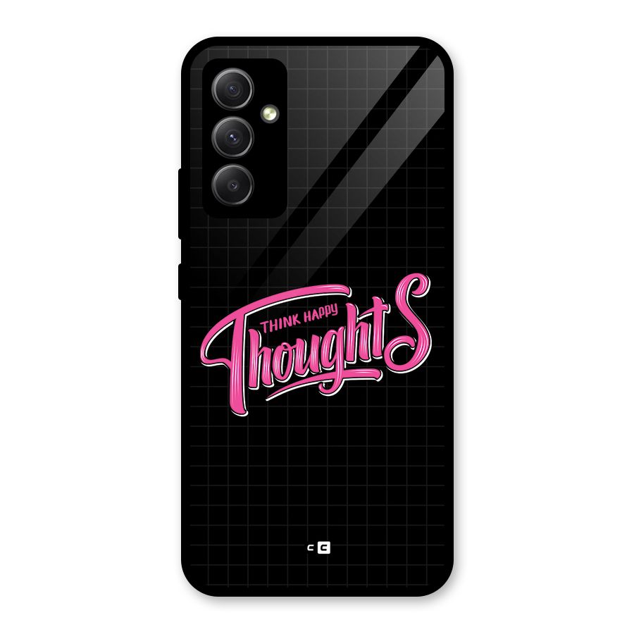 Joyful Thoughts Glass Back Case for Galaxy A34