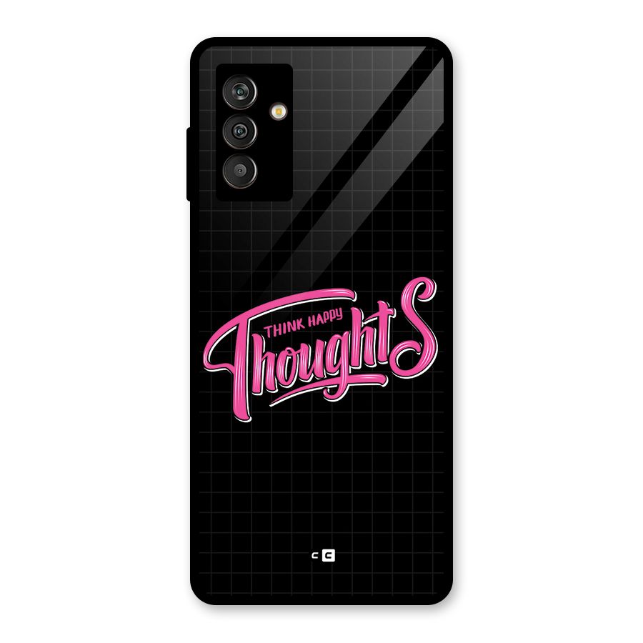 Joyful Thoughts Glass Back Case for Galaxy M13