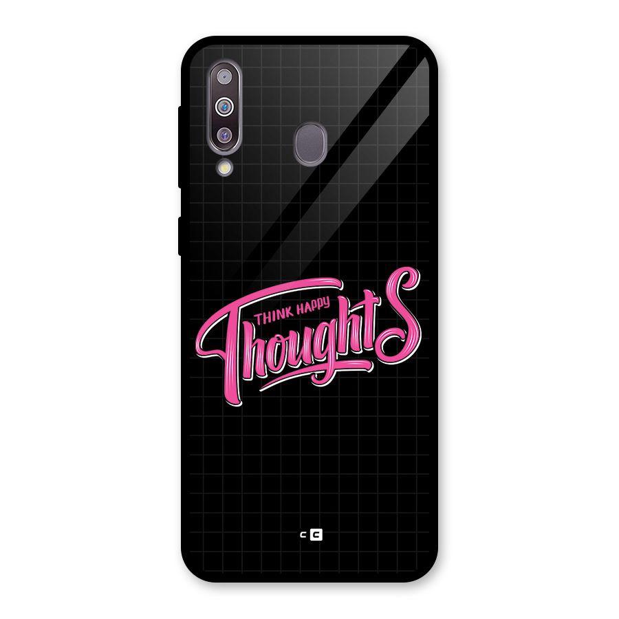Joyful Thoughts Glass Back Case for Galaxy M30