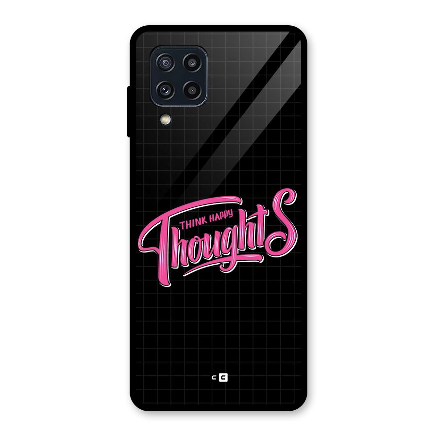 Joyful Thoughts Glass Back Case for Galaxy M32