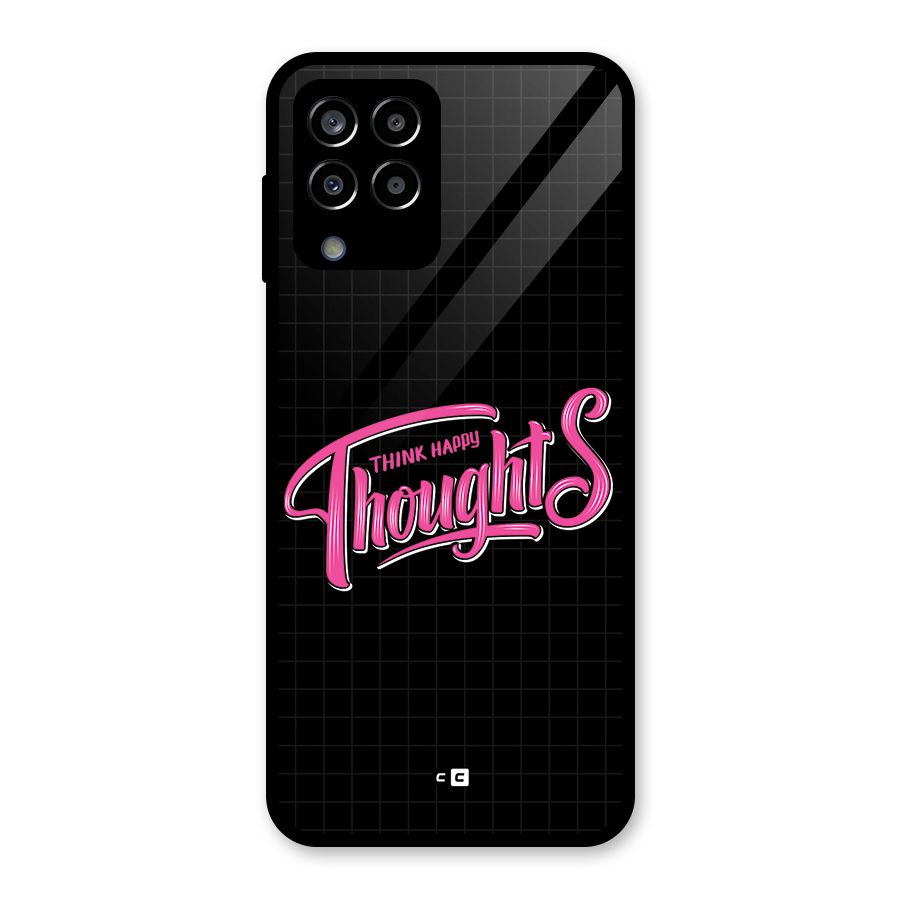 Joyful Thoughts Glass Back Case for Galaxy M33