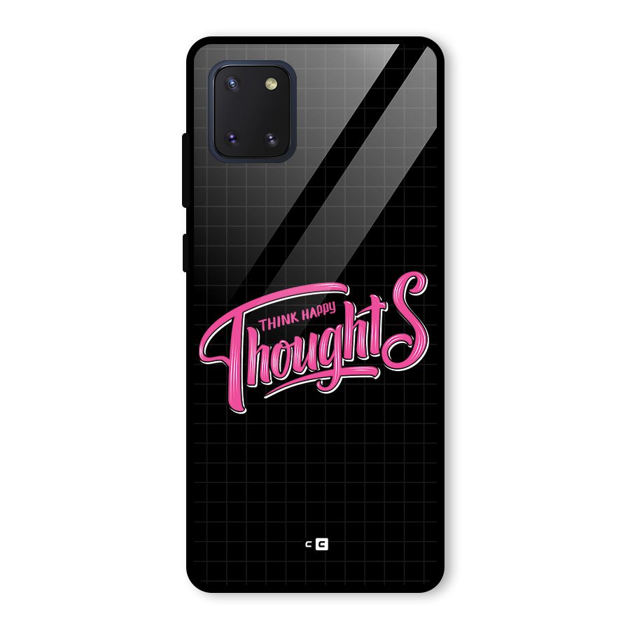 Joyful Thoughts Glass Back Case for Galaxy Note 10 Lite