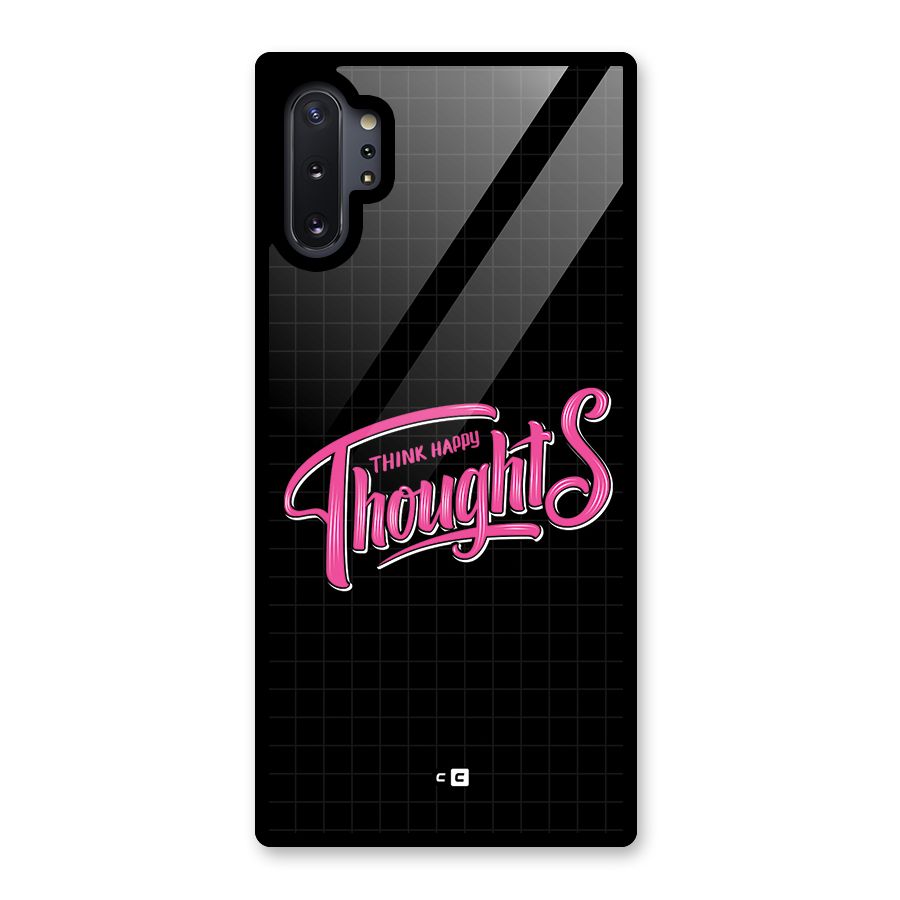 Joyful Thoughts Glass Back Case for Galaxy Note 10 Plus