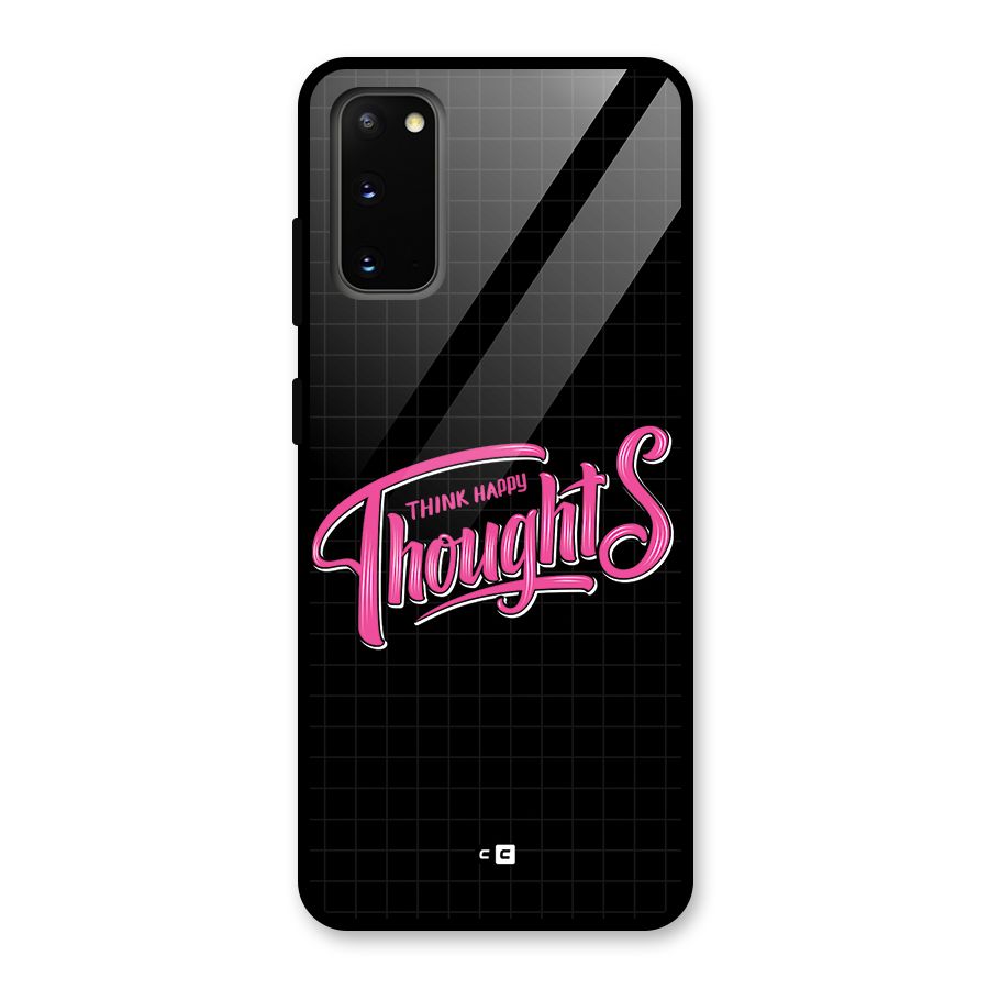 Joyful Thoughts Glass Back Case for Galaxy S20