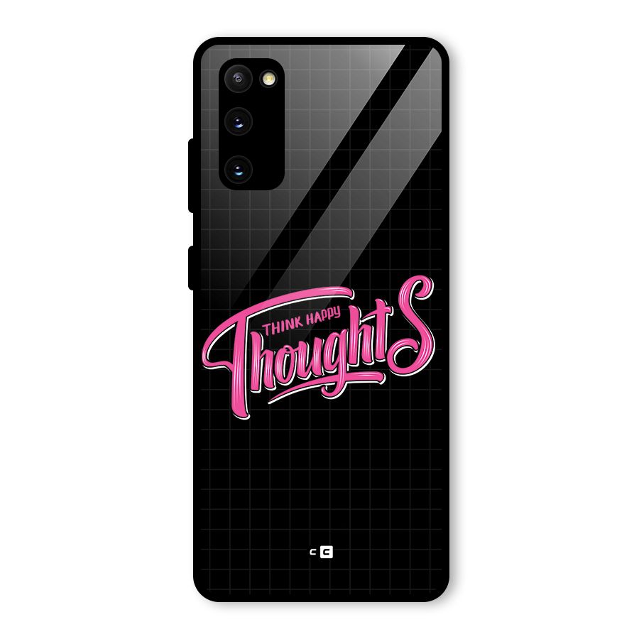 Joyful Thoughts Glass Back Case for Galaxy S20 FE 5G