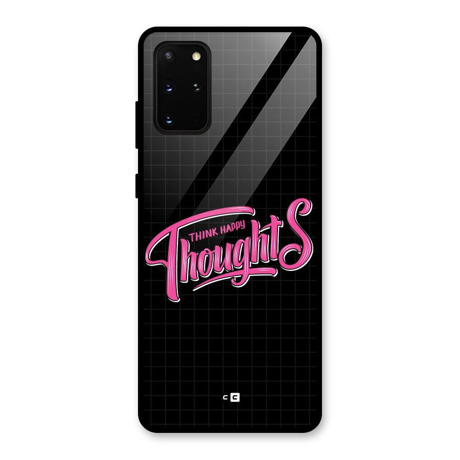 Joyful Thoughts Glass Back Case for Galaxy S20 Plus