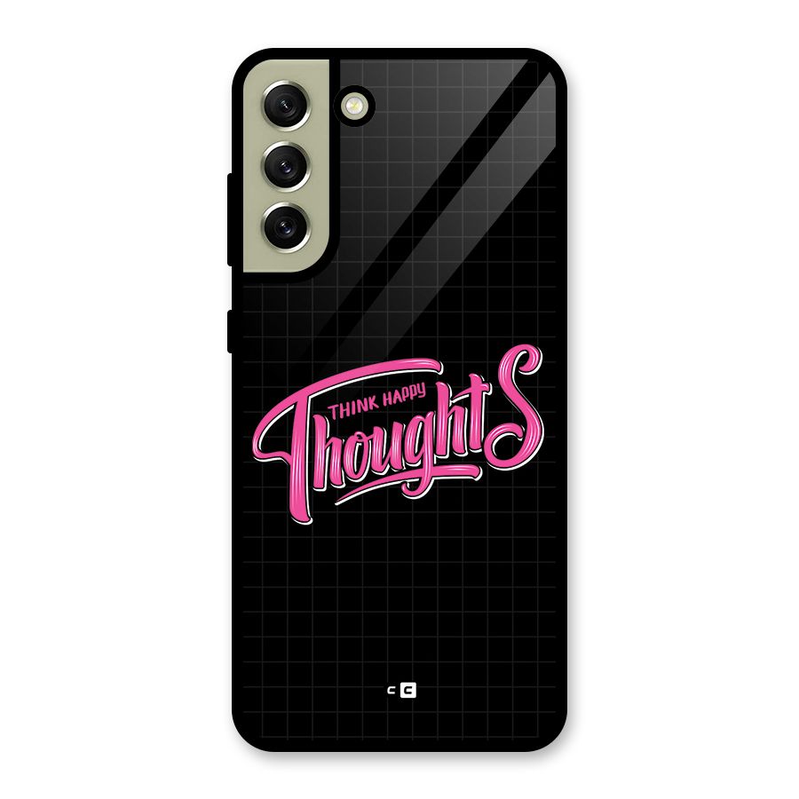 Joyful Thoughts Glass Back Case for Galaxy S21 FE 5G