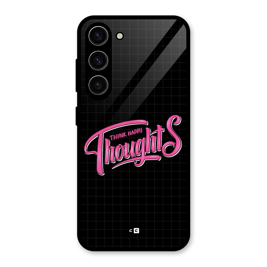 Joyful Thoughts Glass Back Case for Galaxy S23