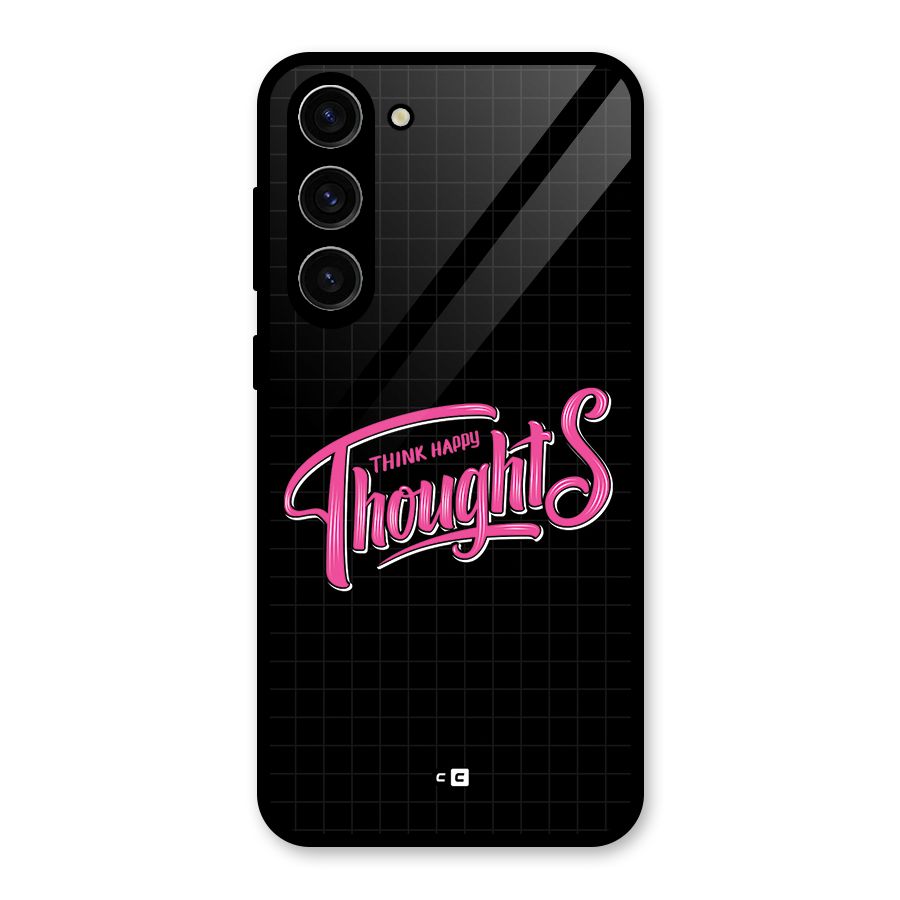 Joyful Thoughts Glass Back Case for Galaxy S23 Plus