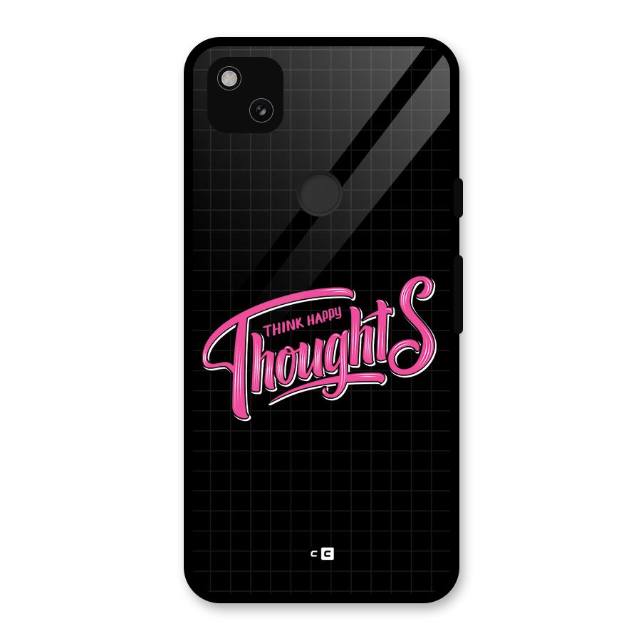 Joyful Thoughts Glass Back Case for Google Pixel 4a