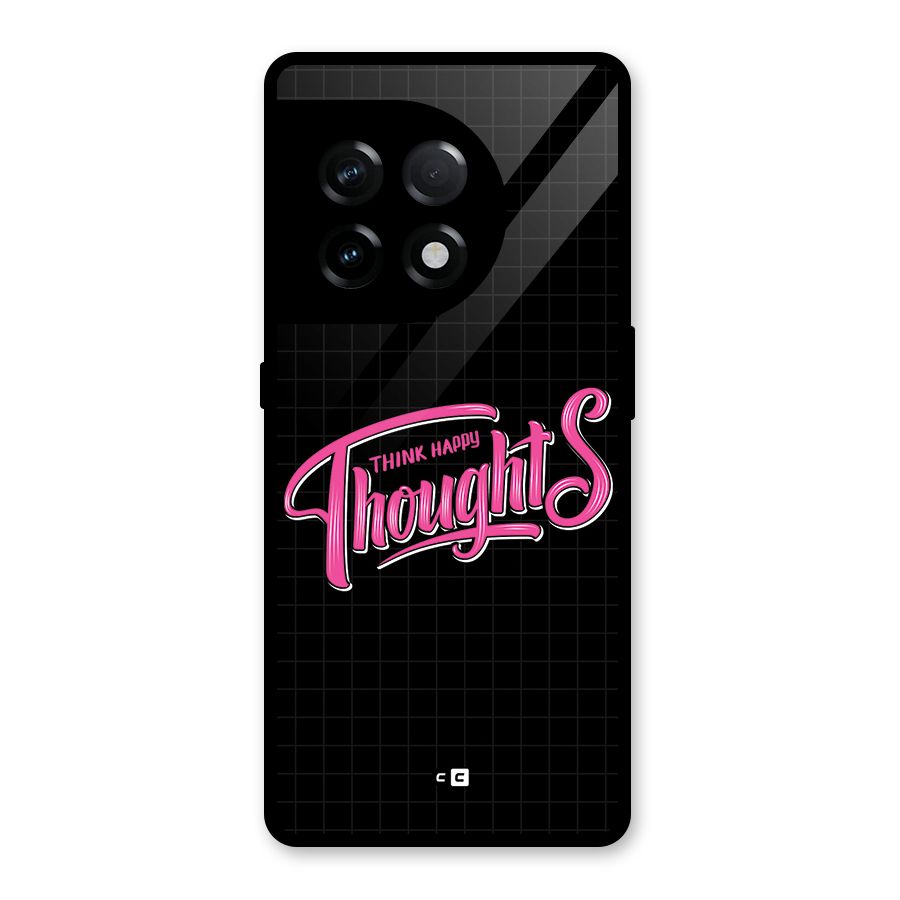 Joyful Thoughts Glass Back Case for OnePlus 11R