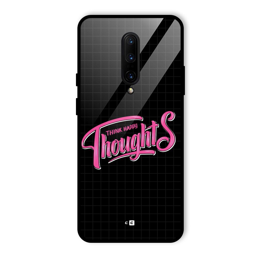 Joyful Thoughts Glass Back Case for OnePlus 7 Pro