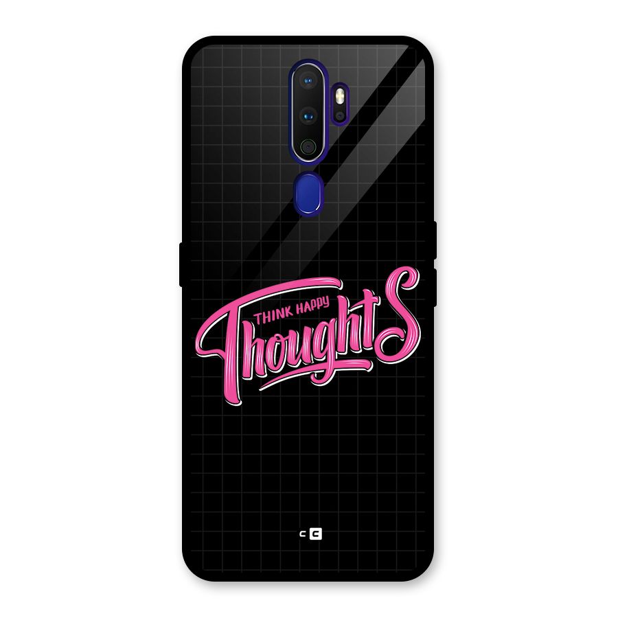 Joyful Thoughts Glass Back Case for Oppo A9 (2020)
