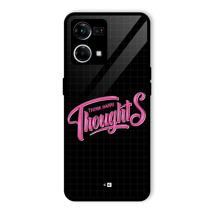 Joyful Thoughts Glass Back Case for Oppo F21 Pro 5G