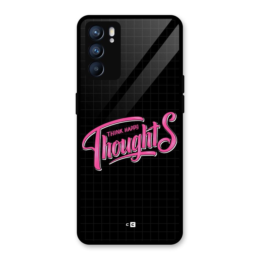 Joyful Thoughts Glass Back Case for Oppo Reno6 5G