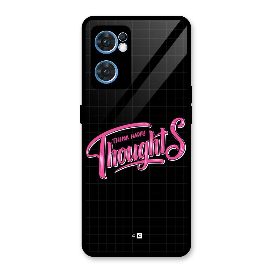 Joyful Thoughts Glass Back Case for Oppo Reno7 5G