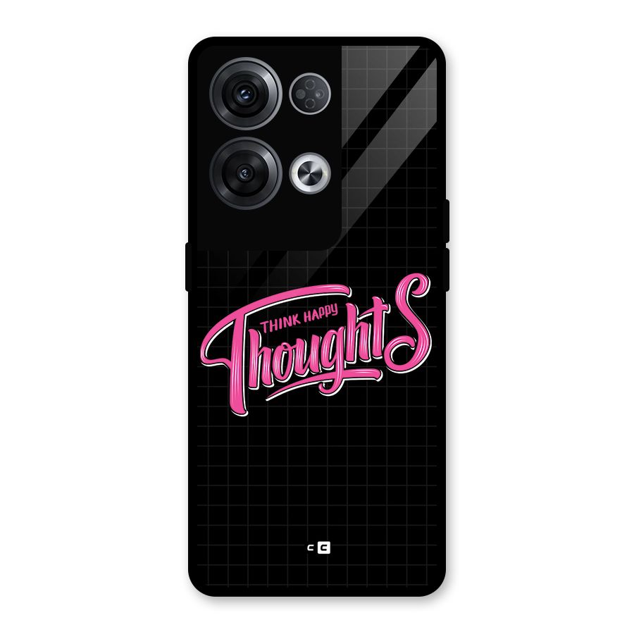 Joyful Thoughts Glass Back Case for Oppo Reno8 Pro 5G