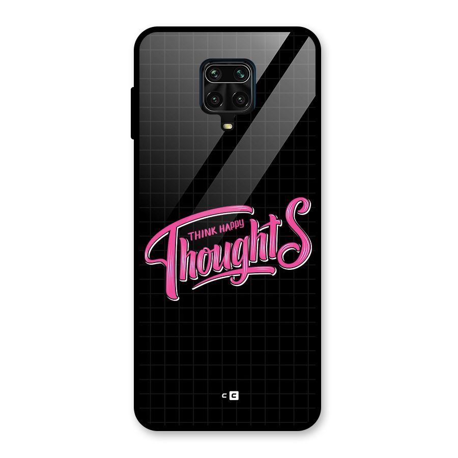 Joyful Thoughts Glass Back Case for Poco M2 Pro