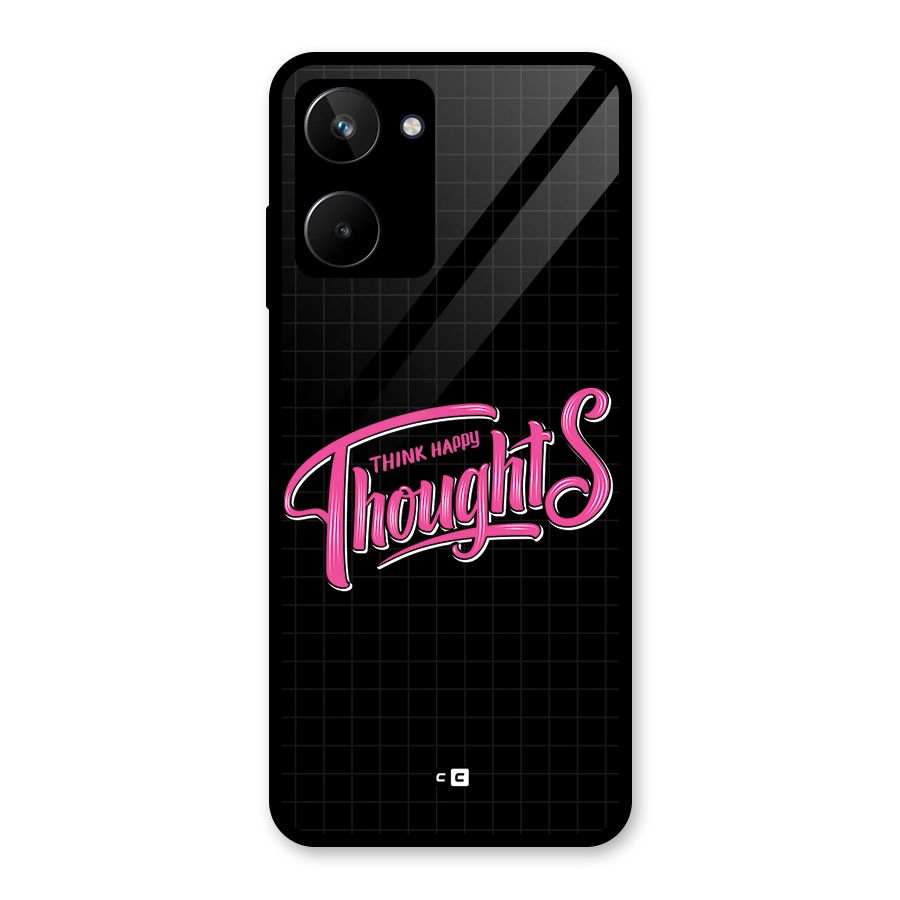 Joyful Thoughts Glass Back Case for Realme 10