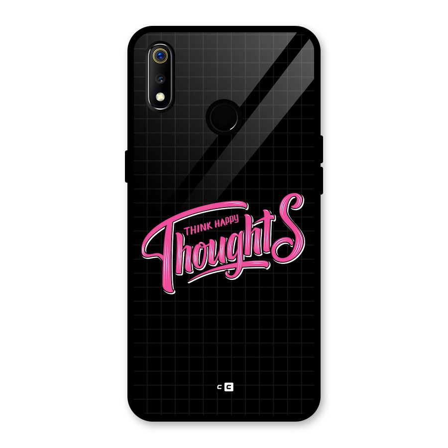 Joyful Thoughts Glass Back Case for Realme 3i