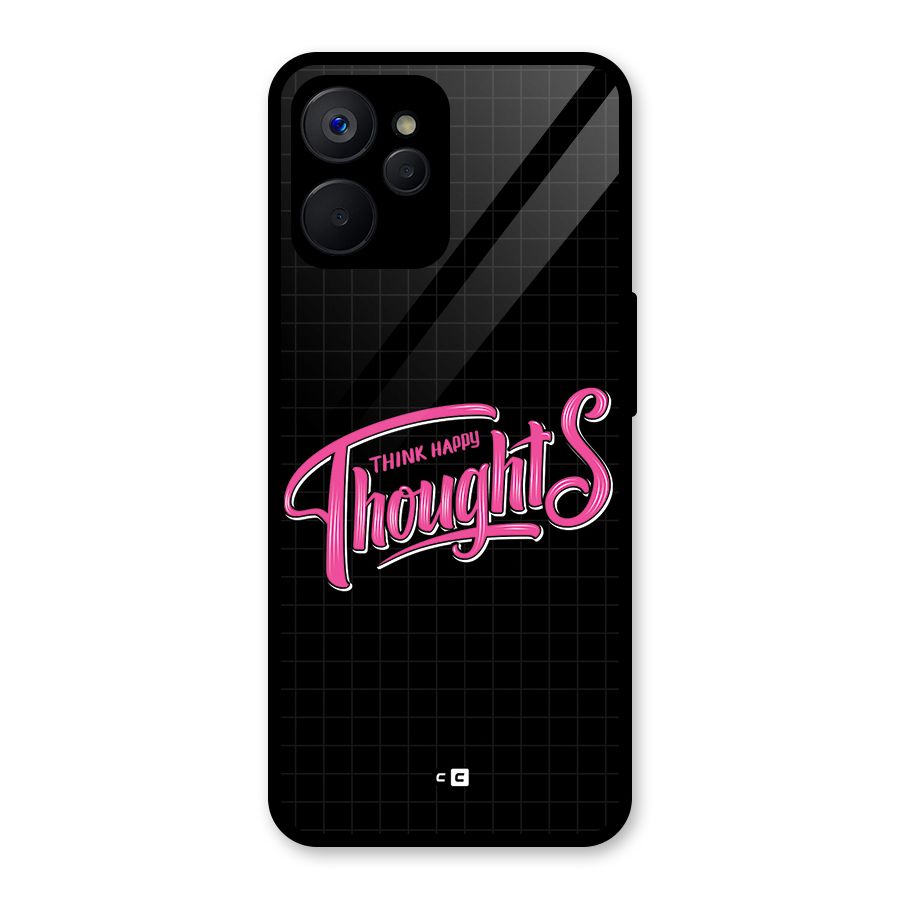 Joyful Thoughts Glass Back Case for Realme 9i 5G