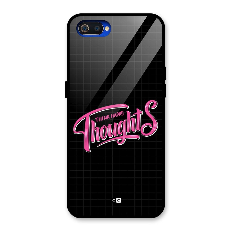 Joyful Thoughts Glass Back Case for Realme C2