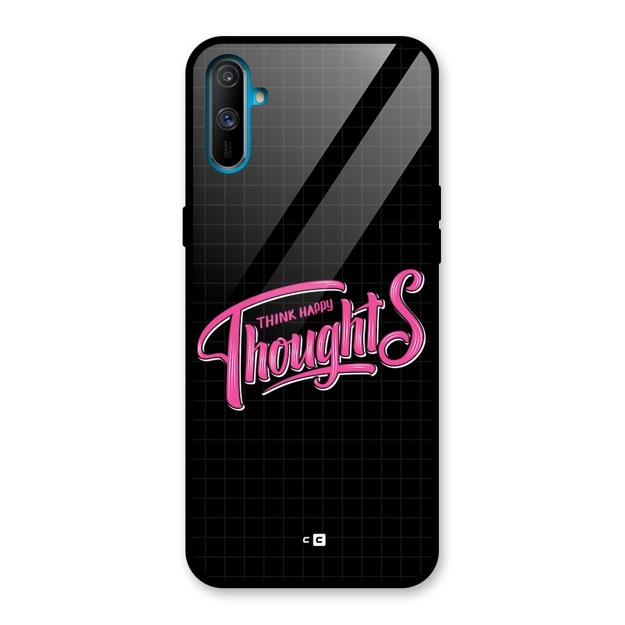 Joyful Thoughts Glass Back Case for Realme C3