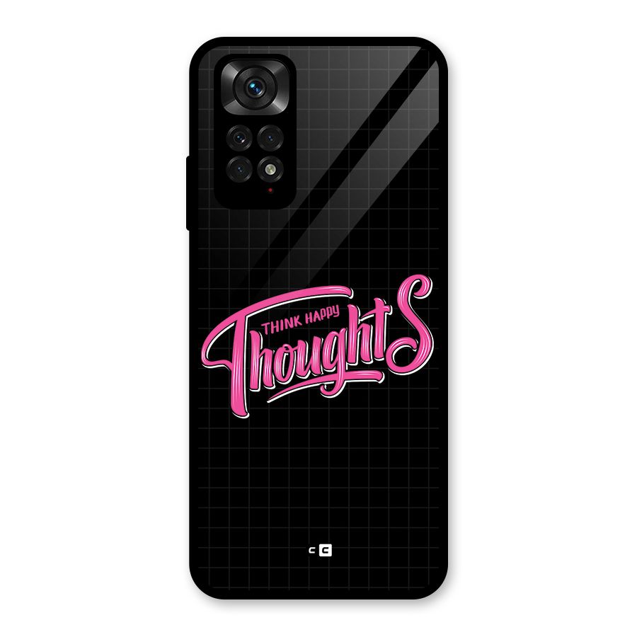 Joyful Thoughts Glass Back Case for Redmi Note 11S