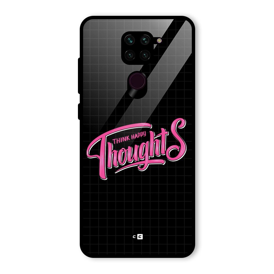 Joyful Thoughts Glass Back Case for Redmi Note 9