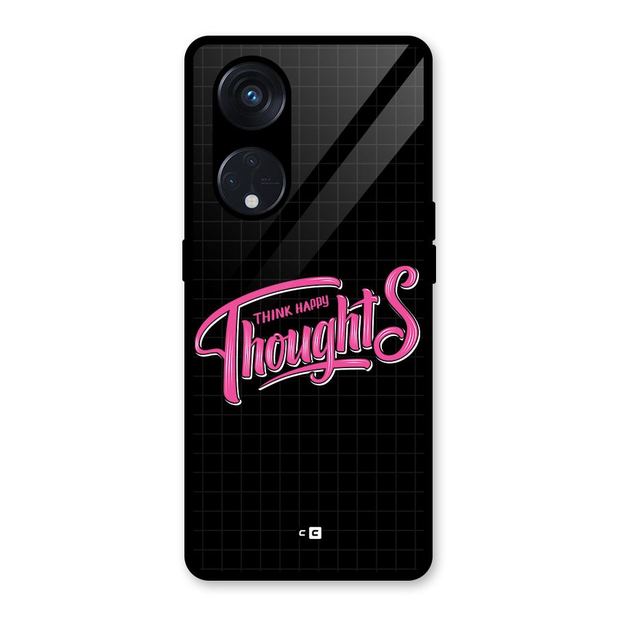 Joyful Thoughts Glass Back Case for Reno8 T 5G