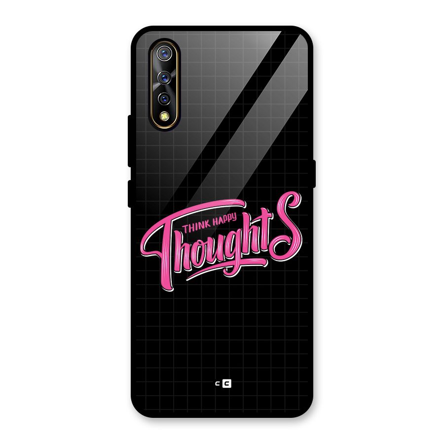 Joyful Thoughts Glass Back Case for Vivo S1